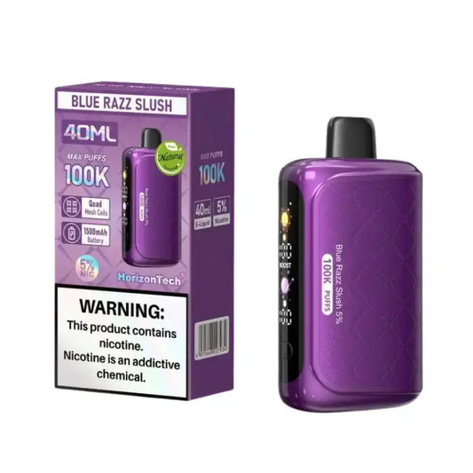 Blue Razz Slush - HorizonTech 100k Disposable Vape