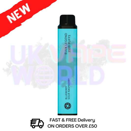Elux Legend 3500 Puff Blaue Saure Himbeere Riegel