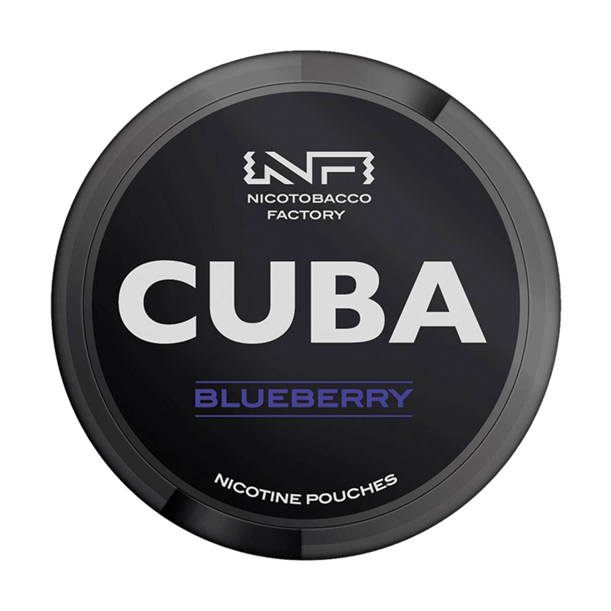 Blaubeer-Cuba-Schwarz-Nikotin-Snus-Beutel