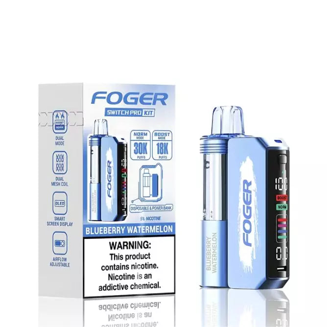 Blueberry Watermelon Foger Switch Pro 30K Kit