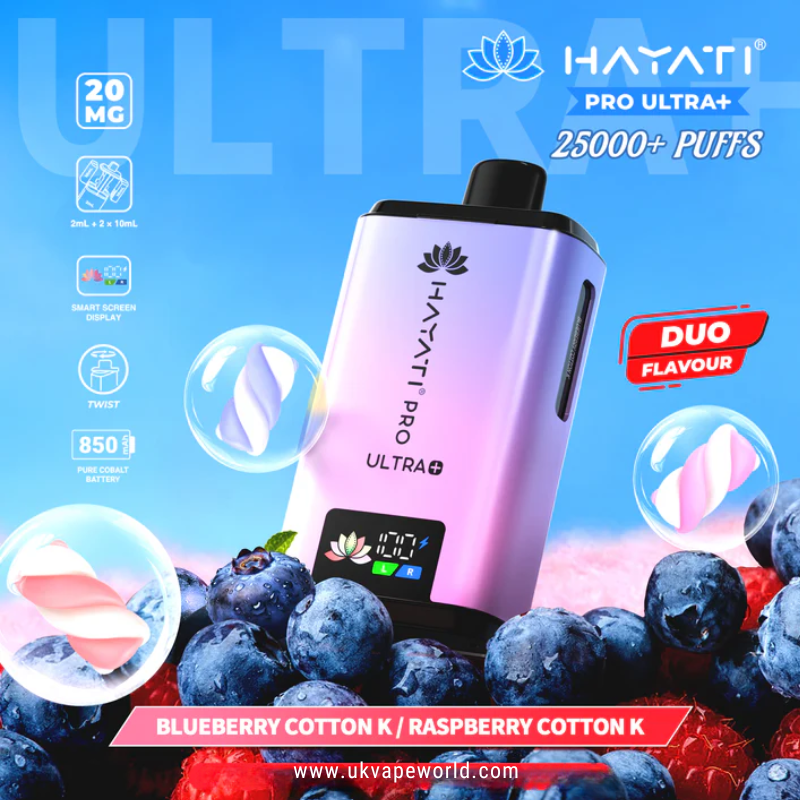 Hayati Pro Ultra Plus 25000 Puff 25K Bar Twist Pod Kit