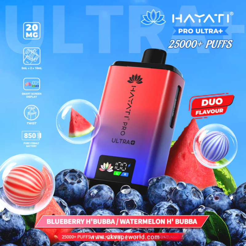 Hayati Pro Ultra Plus 25000 Puff 25K Bar Twist Pod Kit