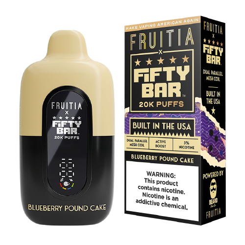 Blueberry Pound Cake Fruitia x Fifty Bar 20K