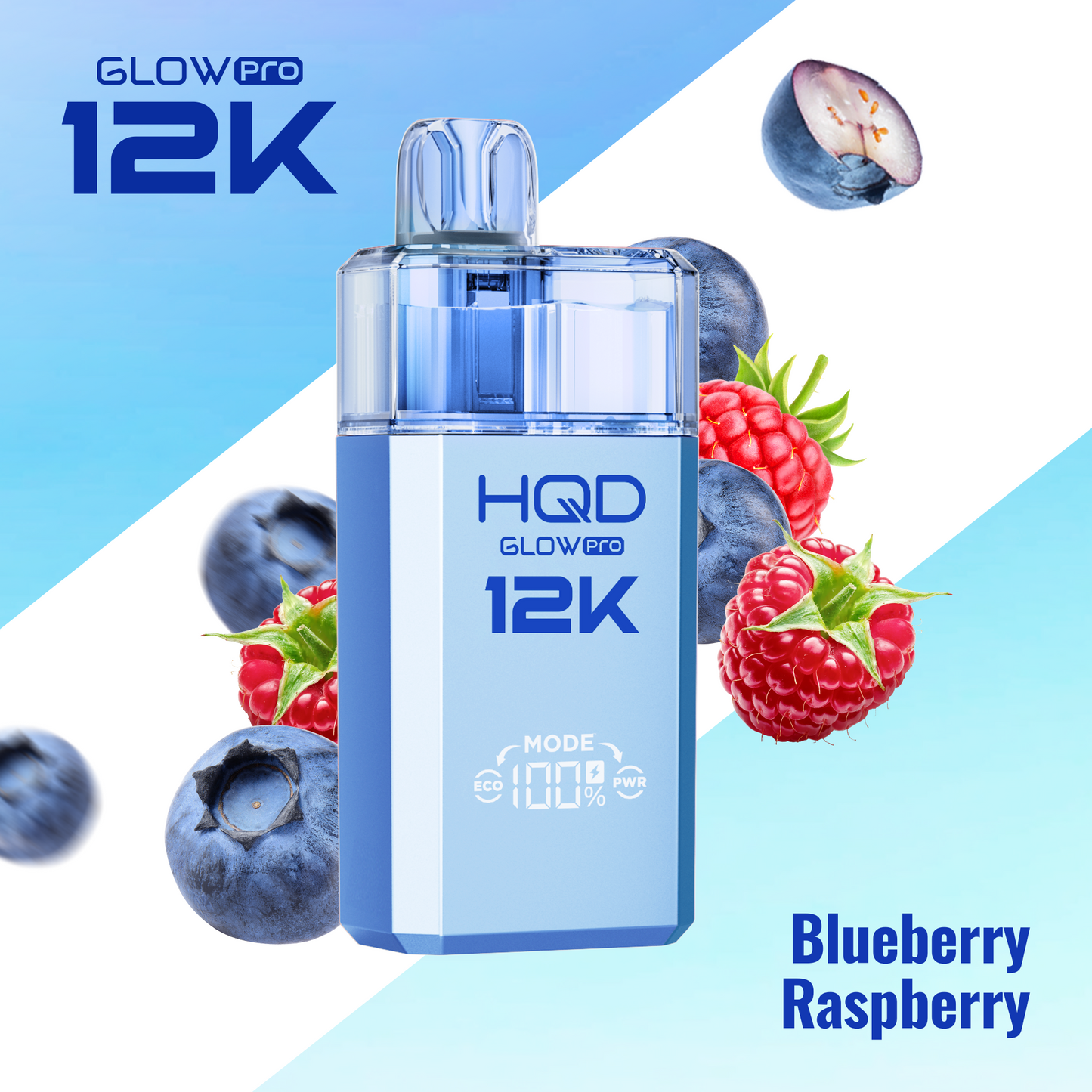 HQD Glow Pro 12K Puffs Prefilled Pod Kit