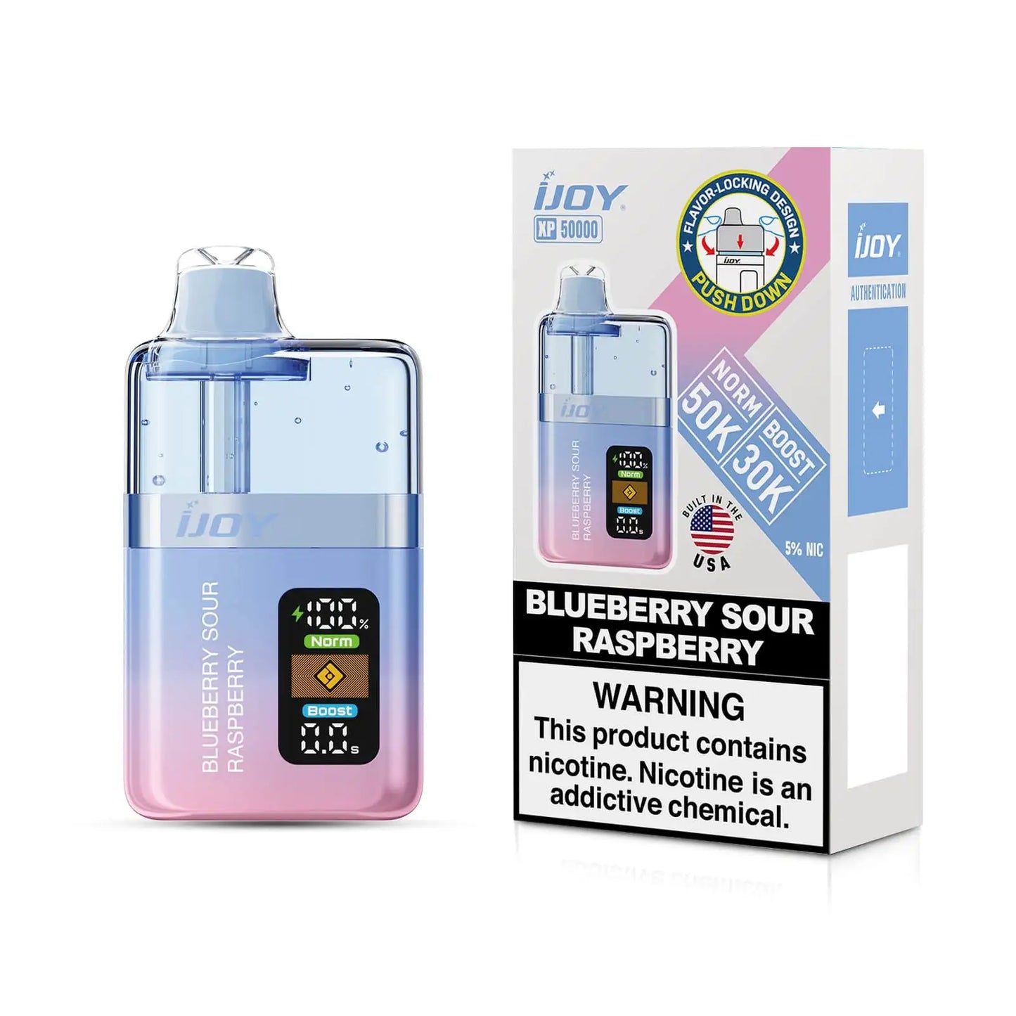 Blueberry Sour Raspberry - iJoy XP50000 Disposable Vape
