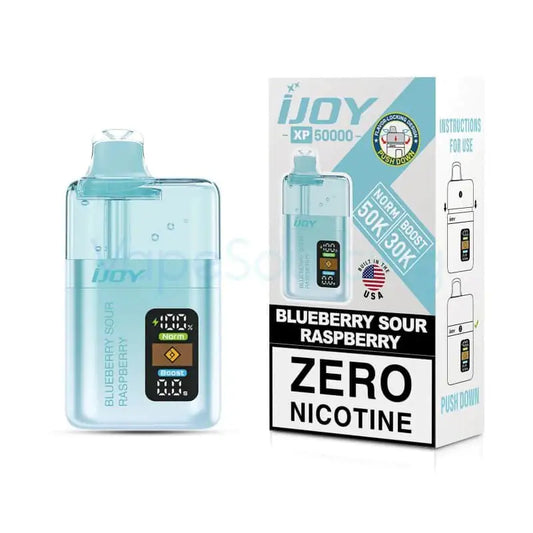 Blueberry Sour Raspberry - iJoy XP50000 Zero Nicotine Disposable Vape