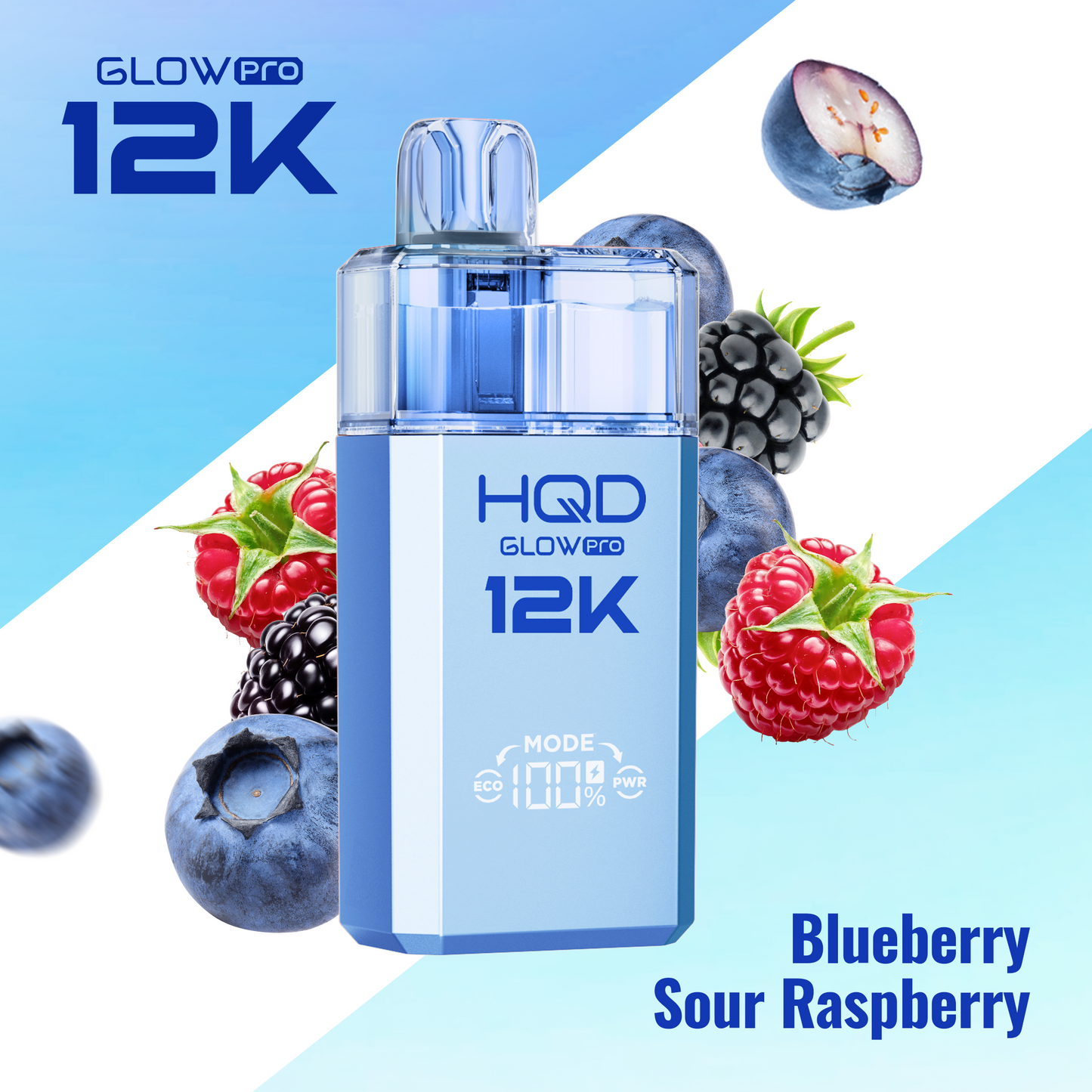 HQD Glow Pro 12K Puffs Prefilled Pod Kit