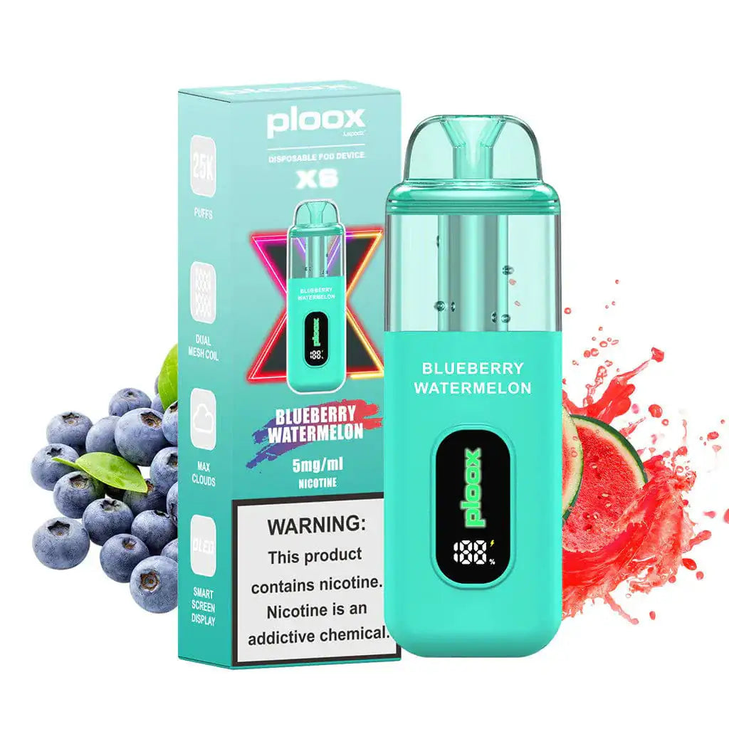 Blueberry Watermelon - Ploox XS 25k Disposable E-Hookah