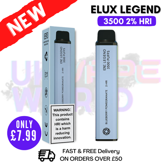 Elux Legend 3500 Puff Blueberry pomegranate 2% HRI