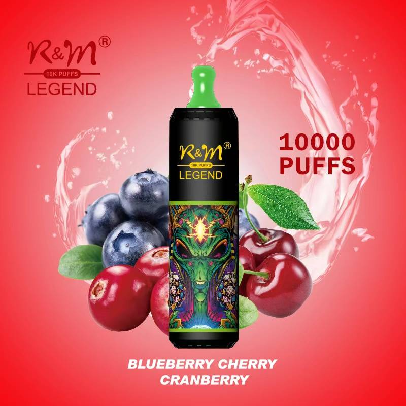 R&amp;M Vape 10000K Züge Einweg-E-Zigarette 20 ml 850 mAh 19 Geschmacksrichtungen Tragbares, stylisches und hochwertiges E-Liquid Pod-System inklusive Nikotin