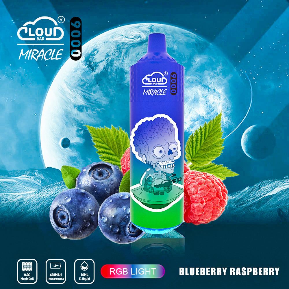 Cloud Bar 9000 Puffs  650mAh Mesh Coil 18ML  5% Rechargeable E Cigarettes Vapes Pen 18ml for Cigarettes Lovers 11 Flavors