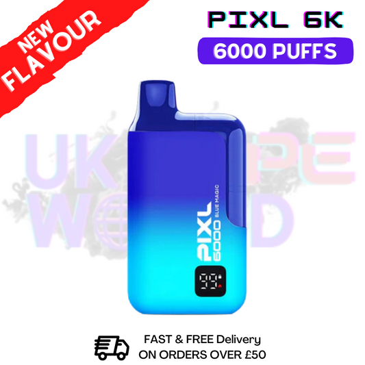 Blue Magic Pixl 6000 6K Puff Einweg-E-Zigarette – nur 9,99 £
