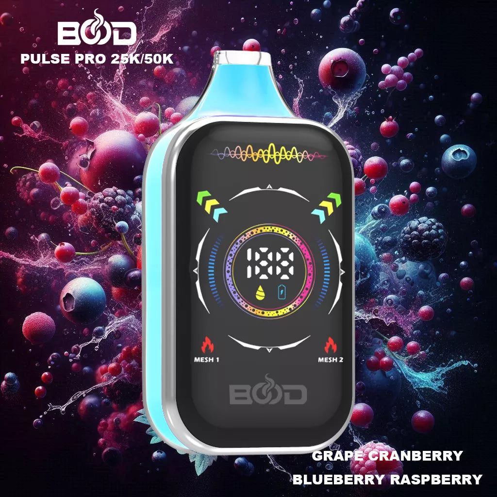 BOOD Pulse Pro 50000 Puffs Dual Mesh Full Display Bulk Buy Rechargeable Disposable Vapes Wholesale