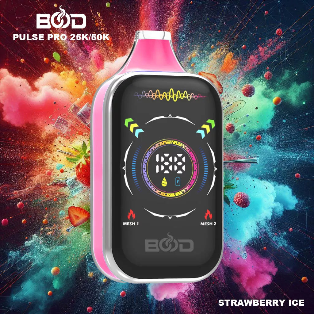 BOOD Pulse Pro 50000 Puffs Dual Mesh Full Display Bulk Buy Rechargeable Disposable Vapes Wholesale