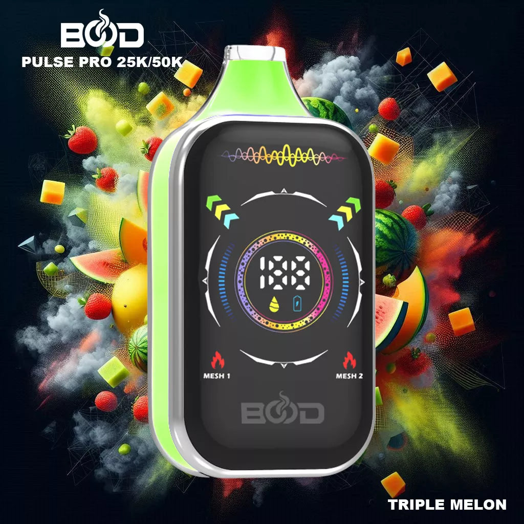 BOOD Pulse Pro 50000 Puffs Dual Mesh Full Display Bulk Buy Rechargeable Disposable Vapes Wholesale