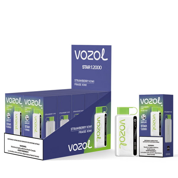 Packung mit 10 Vozol Star 12000 Vape-Kits