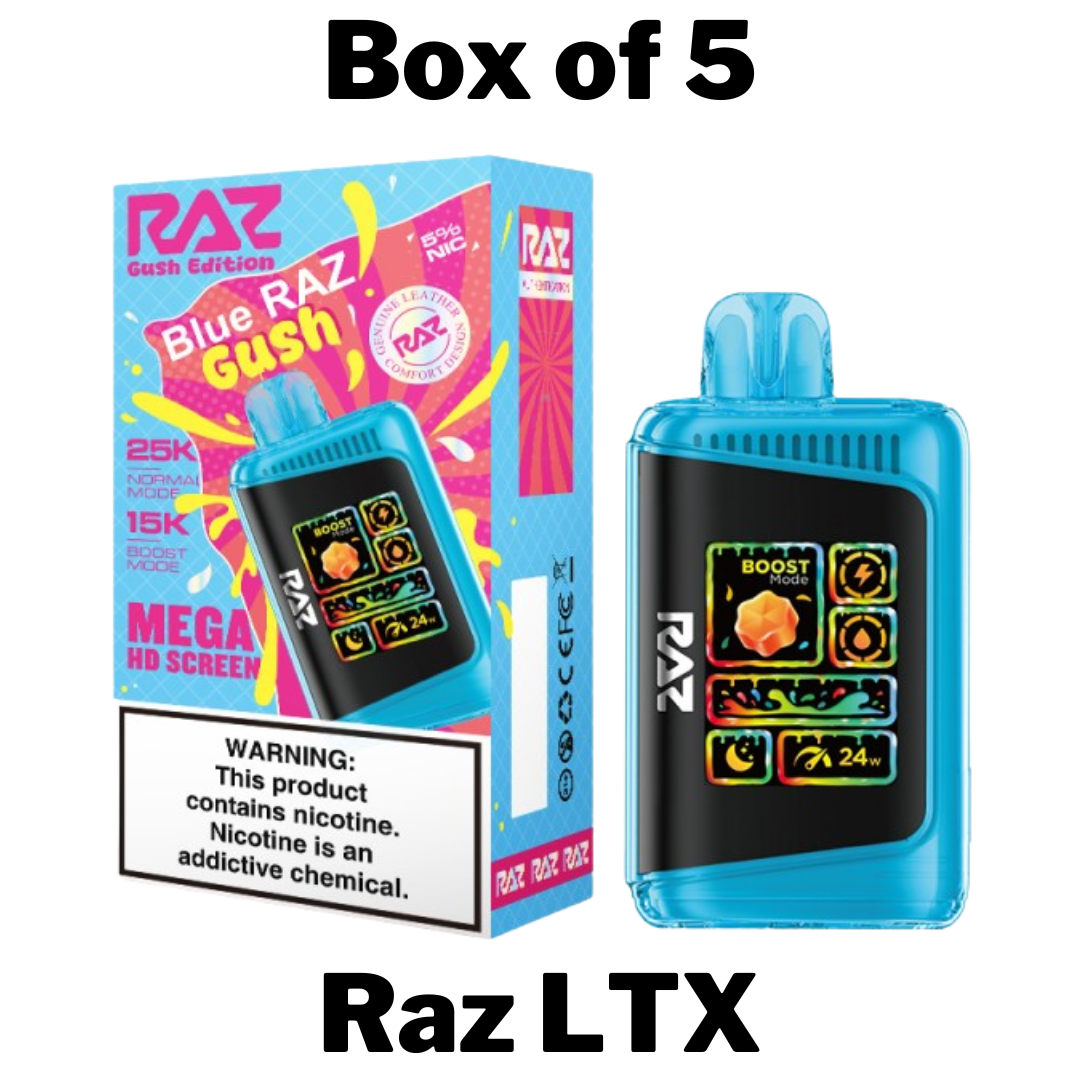 Raz LTX Disposable Vape Box of 5