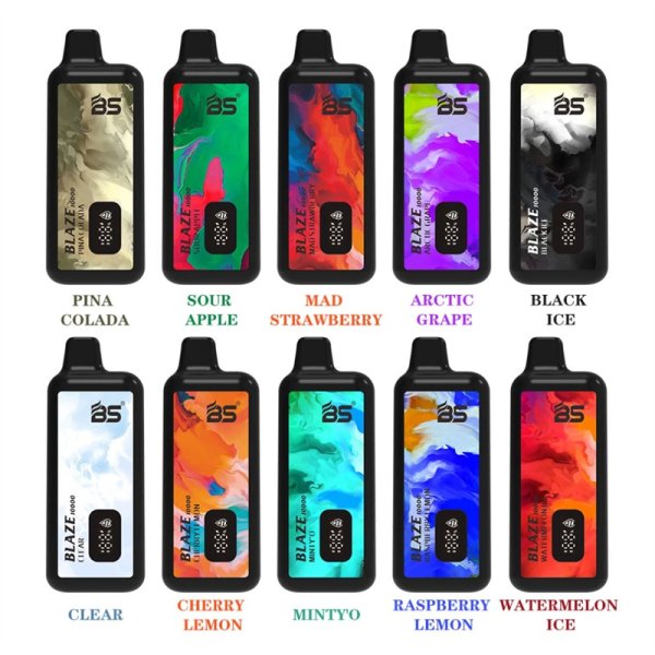 Breze Stiik 10000 Vape – Powerful Rechargeable Disposable with Display Screen for an Incredible Vaping Experience!