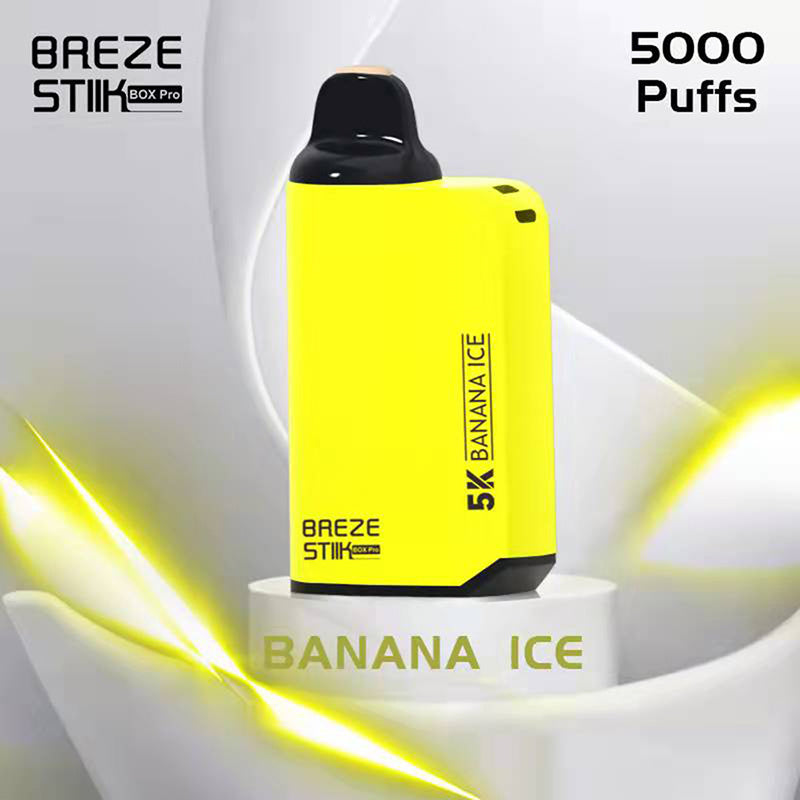 Breze Stiik Box Pro 5000 Puffs Disposable – 12ml. Mesh Coil. Adjustable Airflow. 950mAh Battery