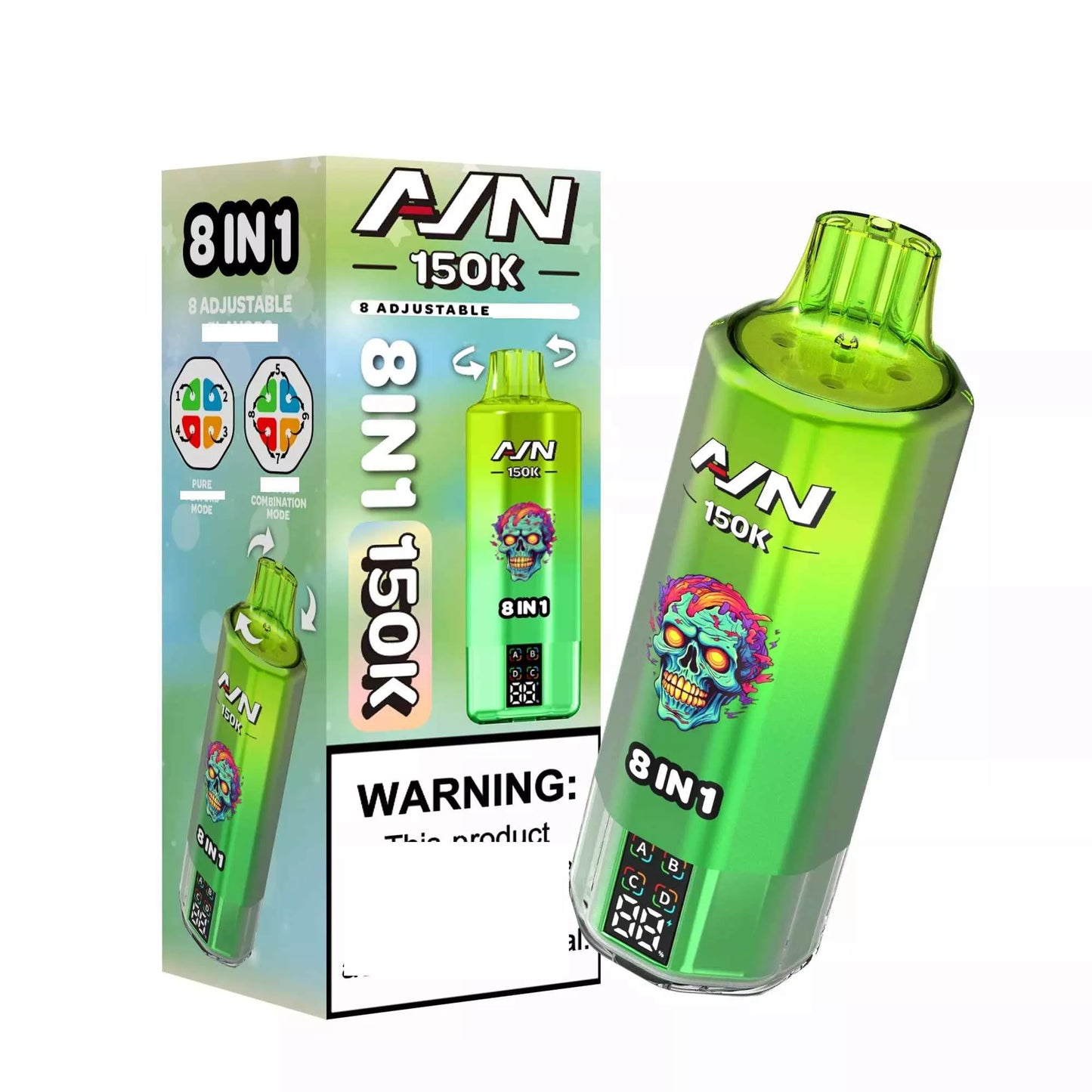 Bulk Buy AIVONO AIM AVN 150K Disposable Vapes 8-IN-1 Tastes 150000 Puffs Wholesale