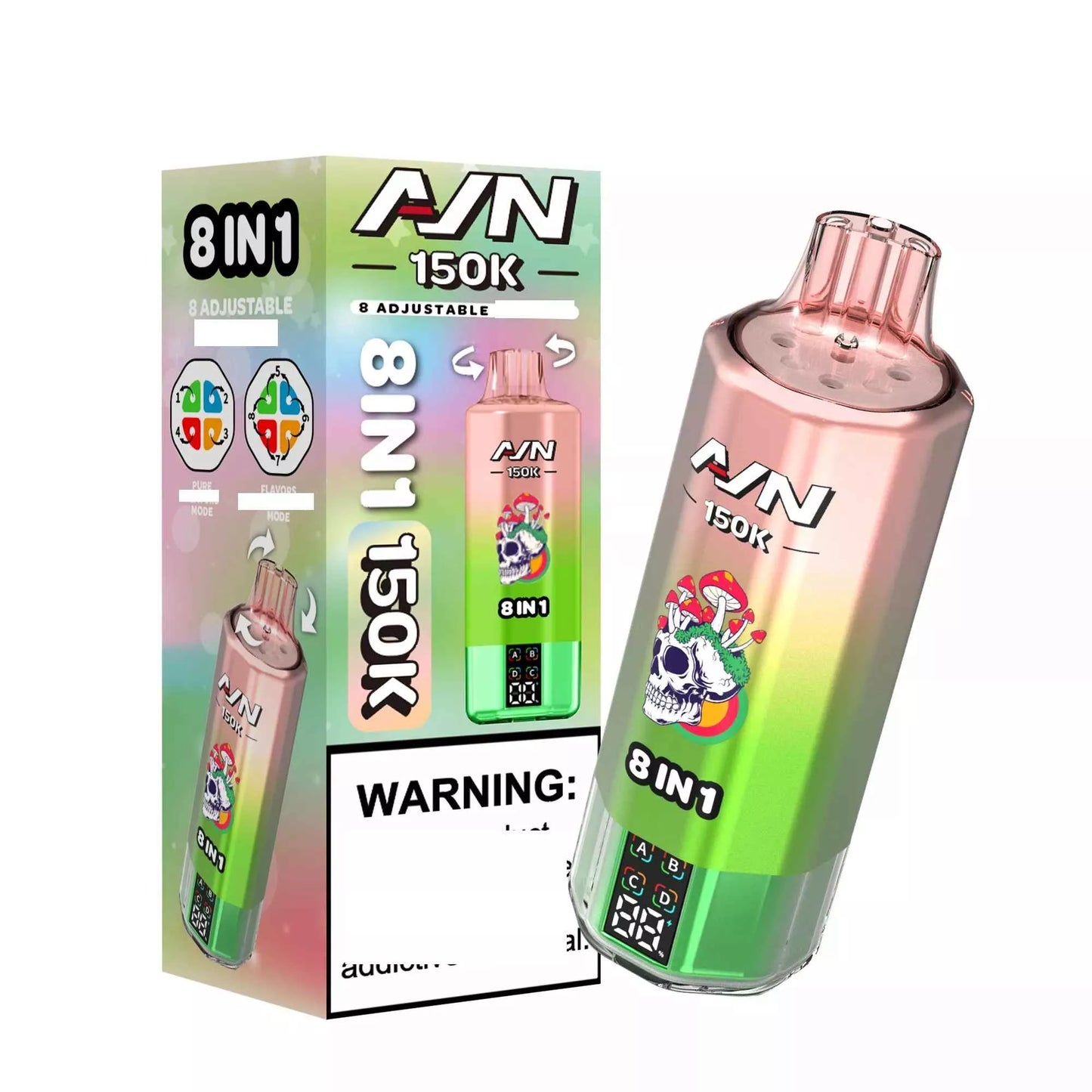 Bulk Buy AIVONO AIM AVN 150K Disposable Vapes 8-IN-1 Tastes 150000 Puffs Wholesale