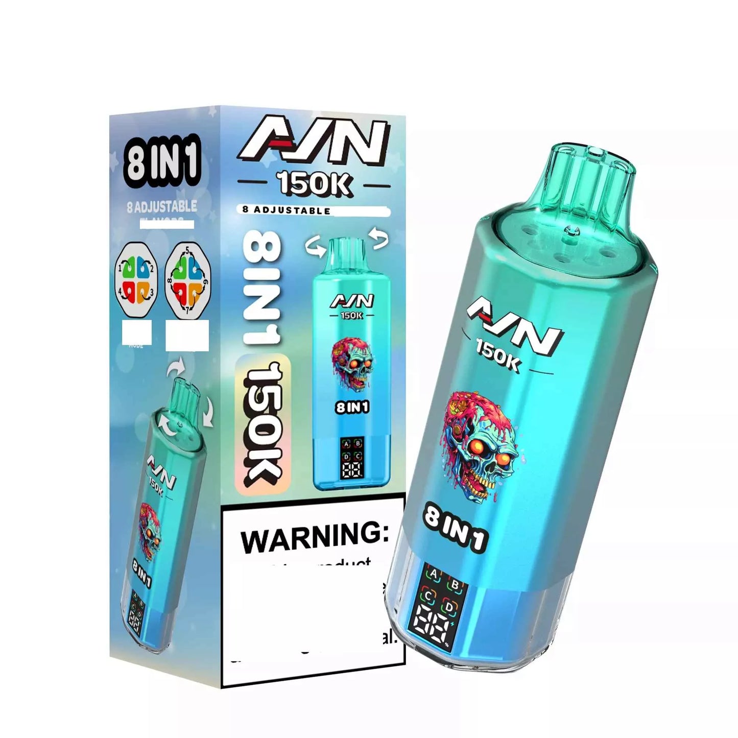 Bulk Buy AIVONO AIM AVN 150K Disposable Vapes 8-IN-1 Tastes 150000 Puffs Wholesale