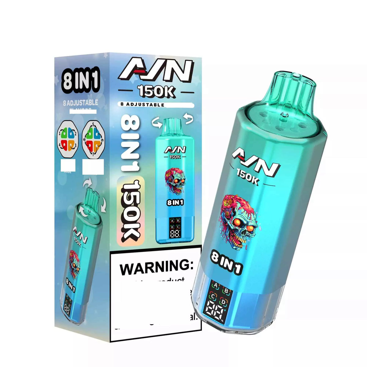 Bulk Buy AIVONO AIM AVN 150K Disposable Vapes 8-IN-1 Tastes 150000 Puffs Wholesale