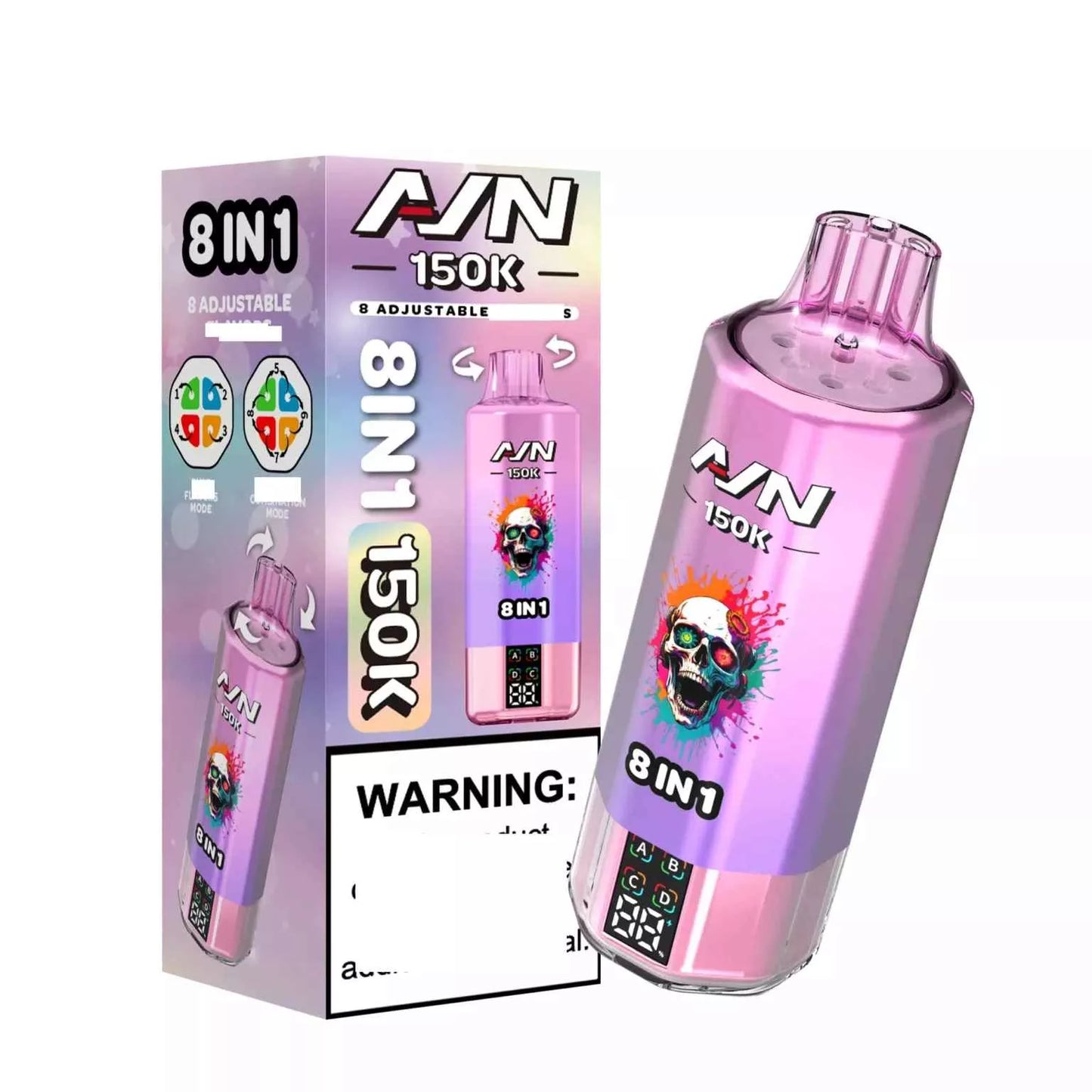 Bulk Buy AIVONO AIM AVN 150K Disposable Vapes 8-IN-1 Tastes 150000 Puffs Wholesale