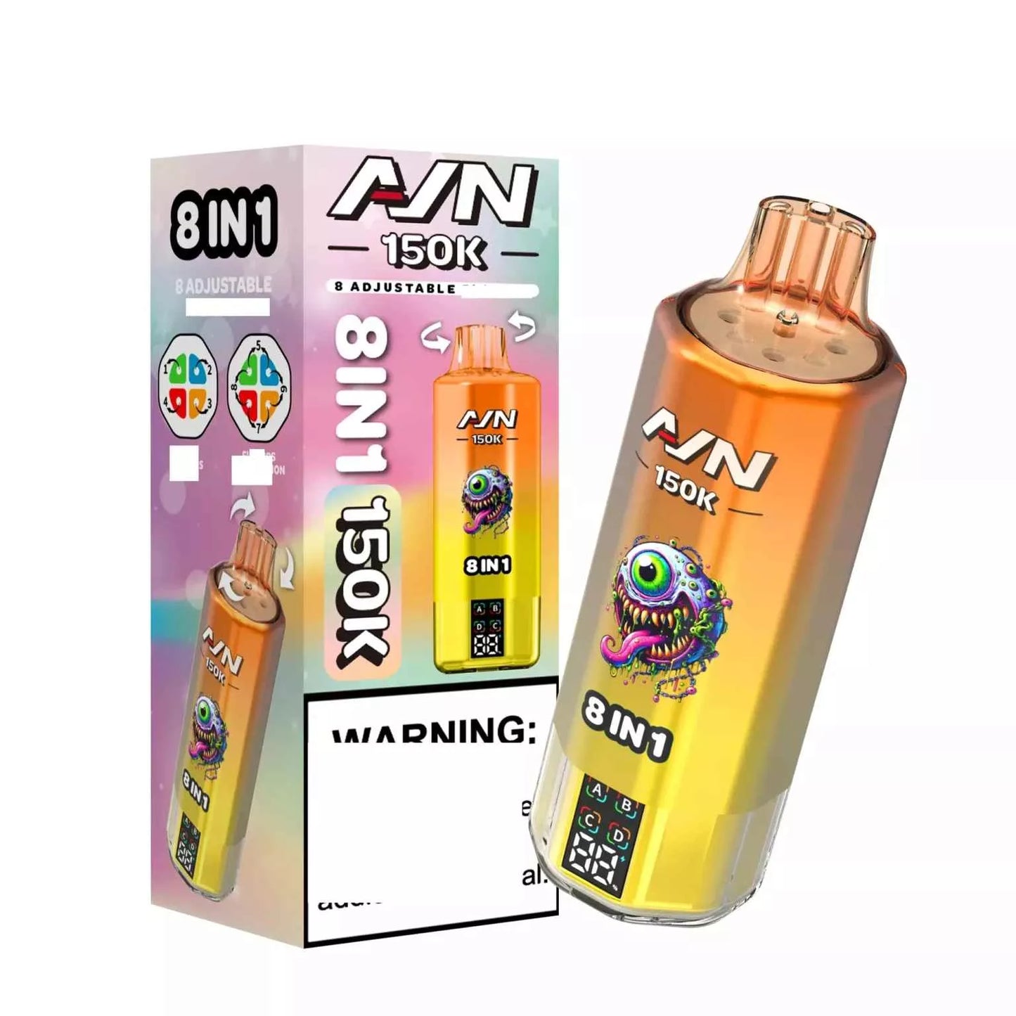 Bulk Buy AIVONO AIM AVN 150K Disposable Vapes 8-IN-1 Tastes 150000 Puffs Wholesale