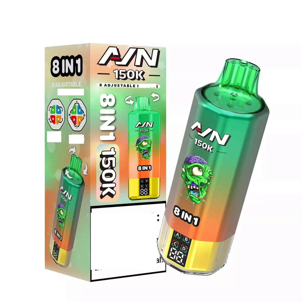 Bulk Buy AIVONO AIM AVN 150K Disposable Vapes 8-IN-1 Tastes 150000 Puffs Wholesale