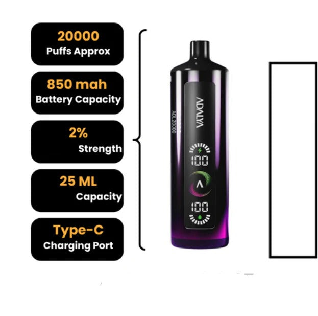ADALYA 20000 20K Puffs Purchase Disposable Vape European Warehouse Fast Ship No MOQ