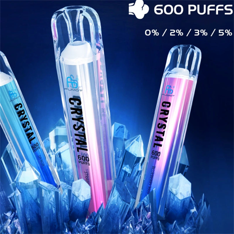 RandM Crystal 600 Puffs - 2ml, 5% Nic Salt, 12 Flavors, Rechargeable