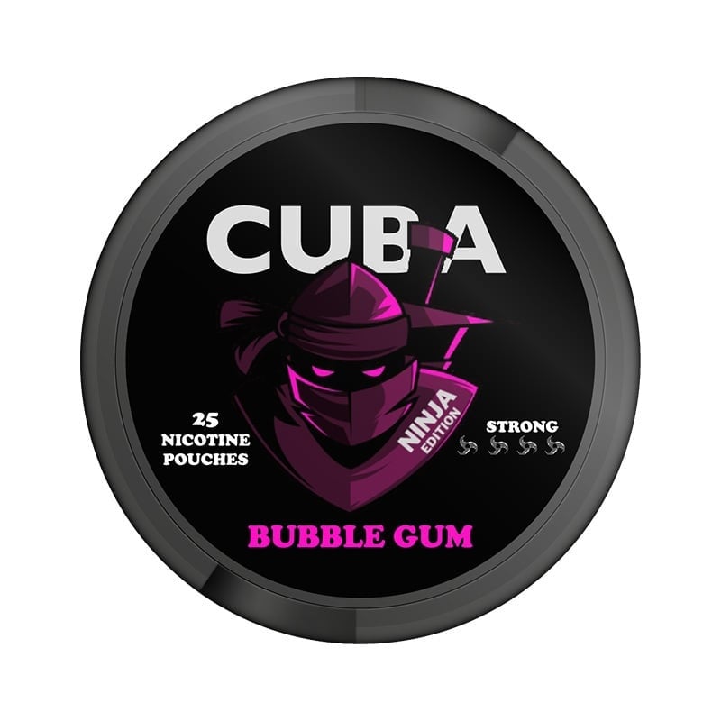 Cuba Nicotine Pouches  - White/ Black/ Ninjia