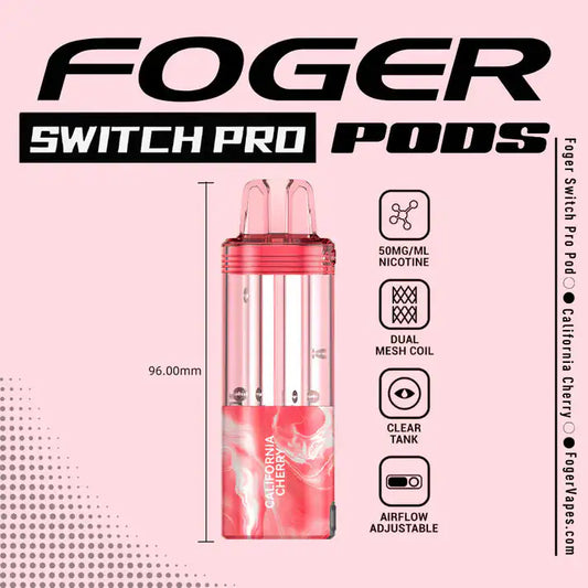 California Cherry - Foger Switch Pro 30K Disposable Pod