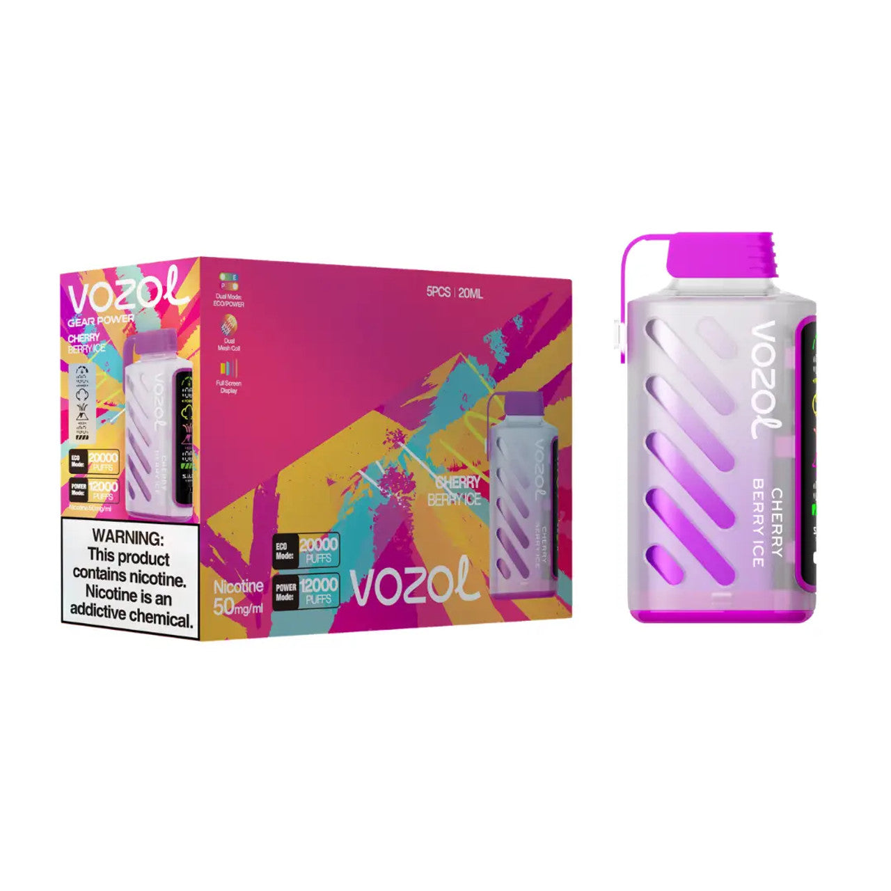 Cherry Berry Ice Vozol Gear Power 20000