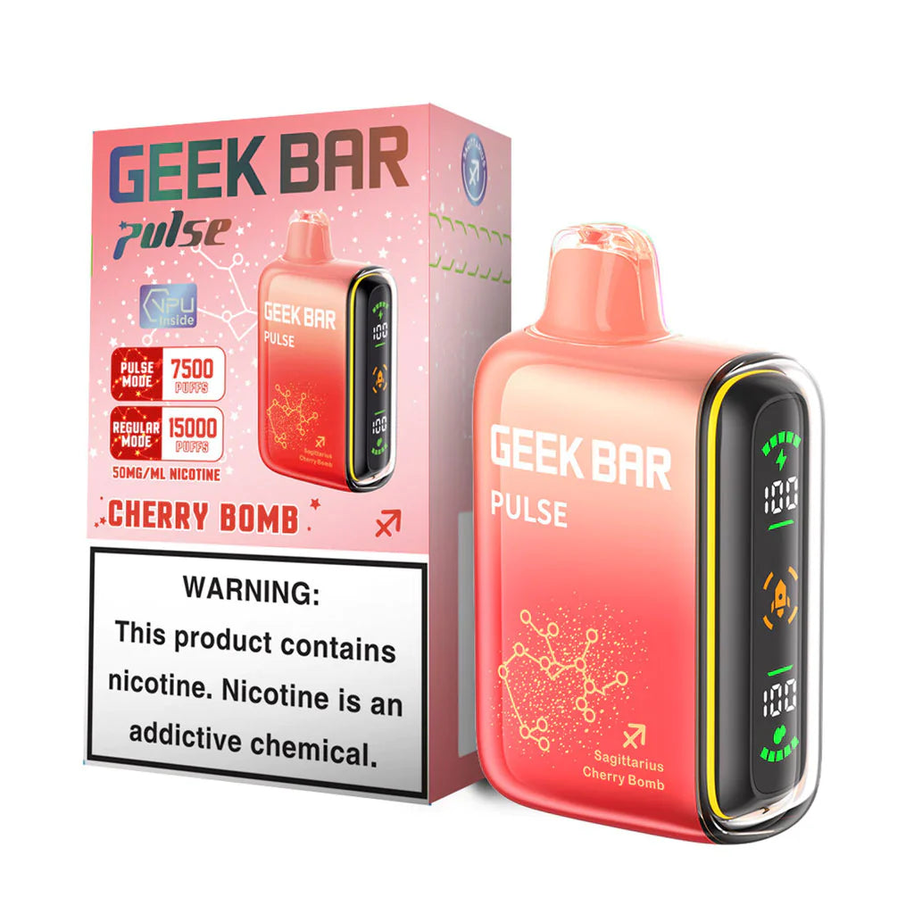 Cherry Bomb Geek Bar Pulse 15000