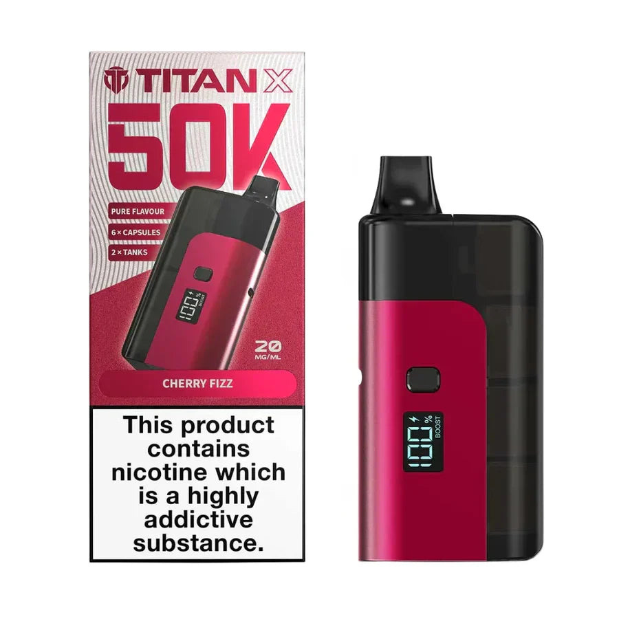 Titan X 50K Prefilled Pod Kit - Box of 5