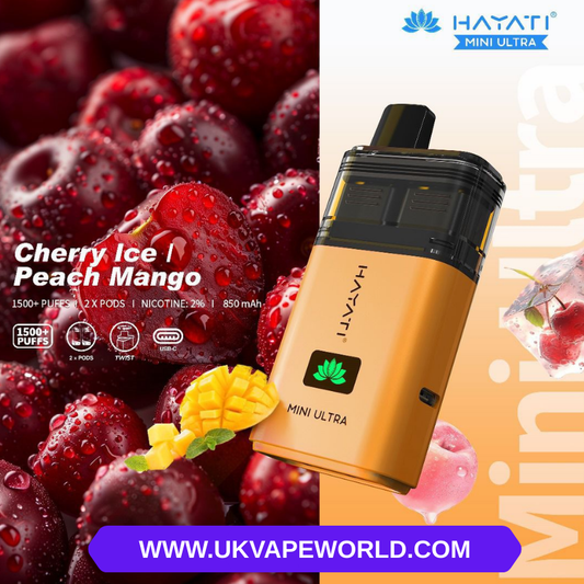 Cherry ICE Hayati Mini Ultra 1500 Puff Twist vorgefüllter Riegel