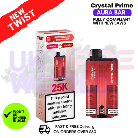 Cherry ICE Crystal Prime 25K Puff Kit