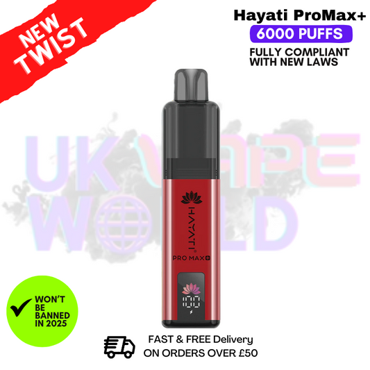Cherry Berry Hayati Pro Max Plus 6000-Puff-Kit