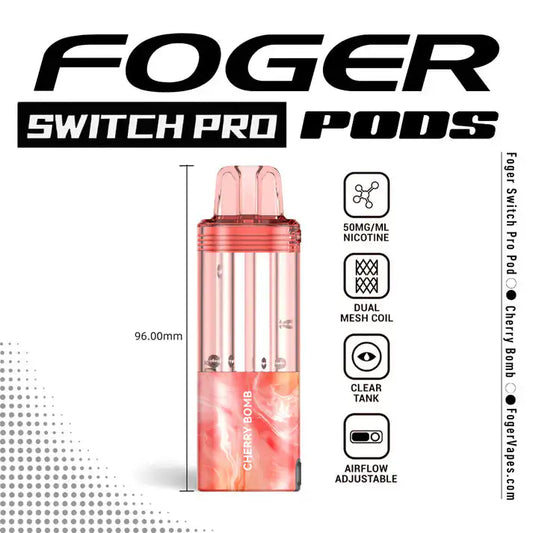 Cherry Bomb - Foger Switch Pro 30K Disposable Pod