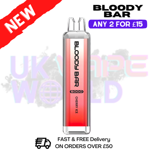 Cherry ICE Bloody Bar 5000 Züge Einweg-Zigarette
