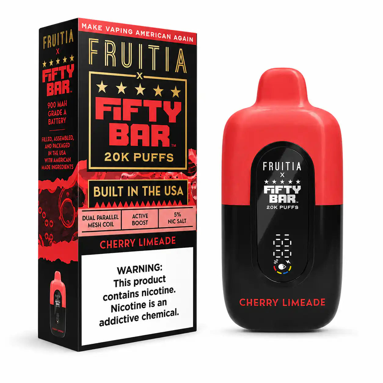Cherry Limeade - Fifty Bar 20K Disposable Vape