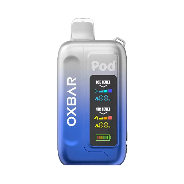 Clear Cobalt Blue Oxbar Ice-Nic Control 35K