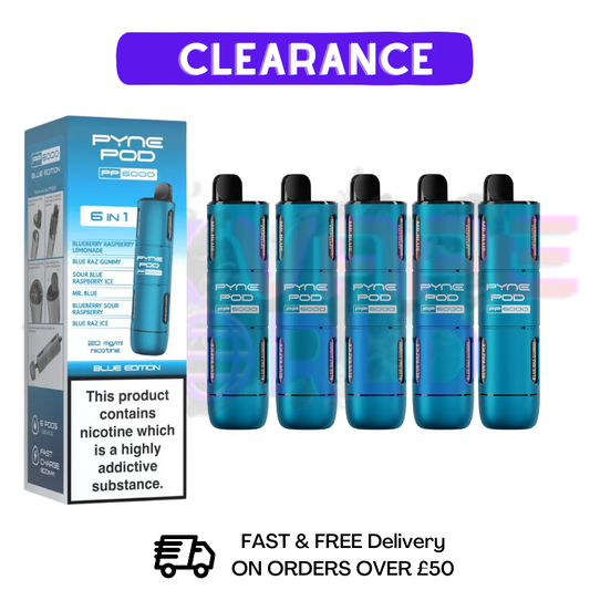 Pyne Pod 6K Puff 6 in 1 - Box Of 5 (CLEARANCE)