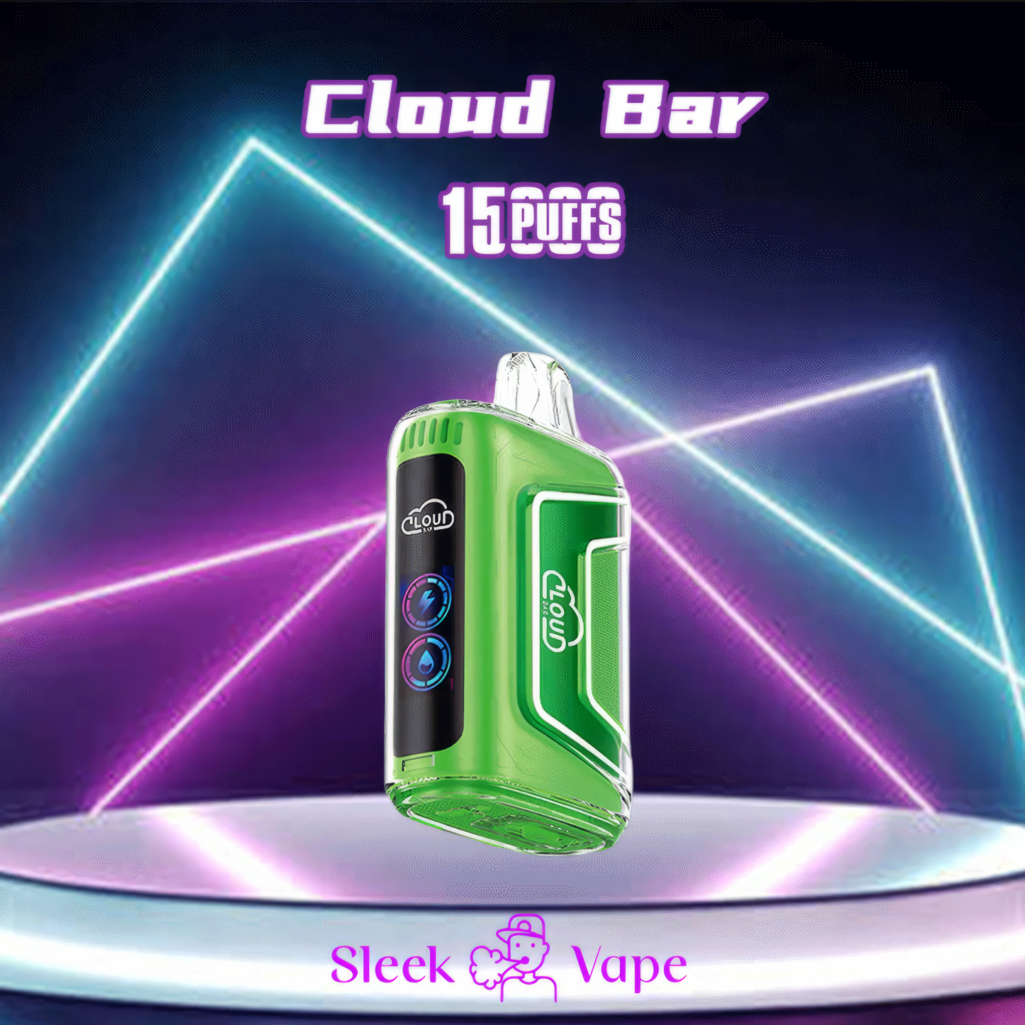 Cloud Bar 15000 Puffs 2% 3% 5% Nicotine Rechargeable Disposable Vapecloud-bar-15000