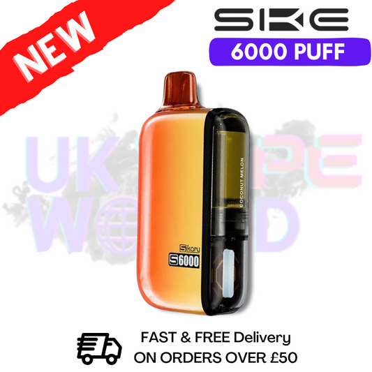 Kokosnussmelone SKE SIKARY 6000 PUFF 6K Einwegset
