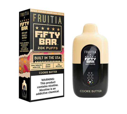 Cookie Butter - Fifty Bar 20K Disposable Vape