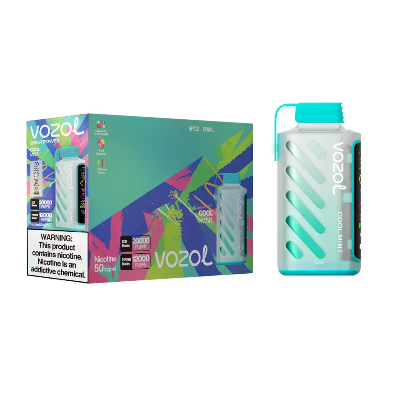 Cool Mint Vozol Gear Power 20000