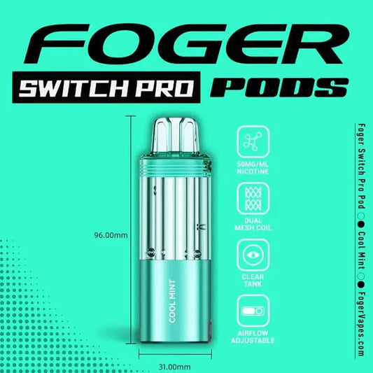 Cool Mint - Foger Switch Pro 30K Disposable Pod